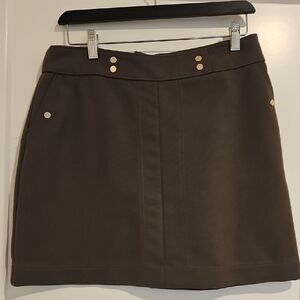 H & M Green Mini Skirt